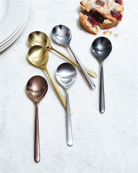 posate prada|Steel Gray Set Of Two Stainless Steel Coffee Spoons .